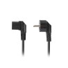 Lanberg CEE 7/7- IEC 320 C13 POWER CORD 3m ANGLED RIGHT VDE černá