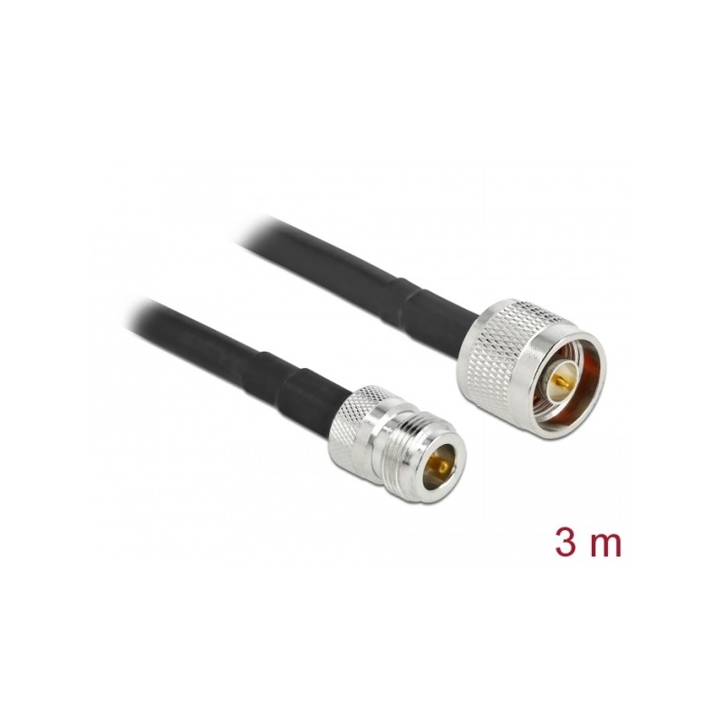 Delock Anténní kabel N samec na N samice LMR/CFD300 3 m low loss
