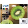 EPSON ink Multipack "Kiwi" 5-colours 202XL Claria Premium Ink, ČB 550 stran, BAR 650 stran, FOTO 800 stran