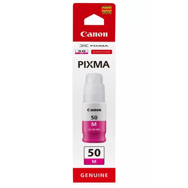 Canon BJ INK GI-50 Magenta Ink Bottle pro Canon PIXMA G6050, G5050, G7050, G7040 (7700 str.)