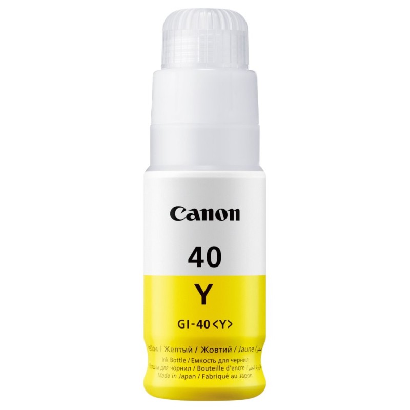 Canon Cartridge GI-40 Y žlutá pro PIXMA GM2040, G6040, G5040 (7 700 str.)
