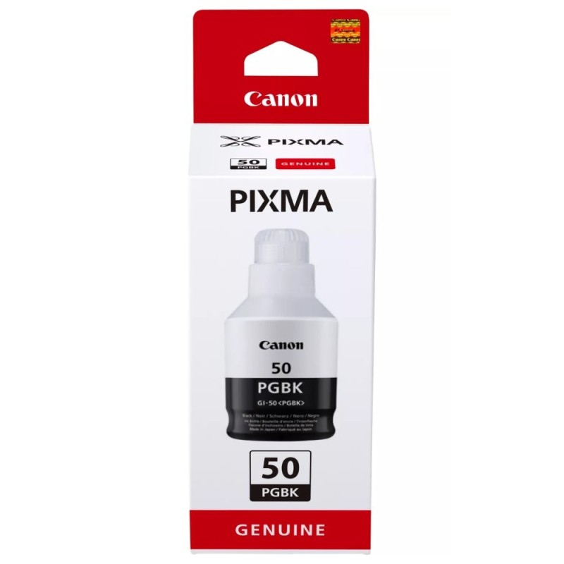 Canon BJ INK GI-50 PG Black Ink Bottle pro Canon PIXIMA G7050,G6050,G5050,GM4040 GM4050,GM2050 (6000 str.)
