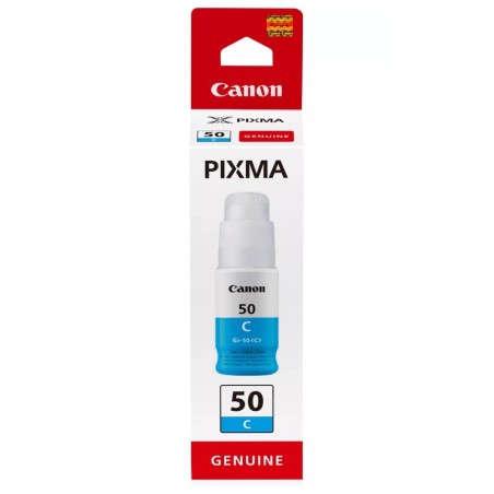 Canon BJ INK GI-50 Cyan Ink Bottle pro Canon PIXMA G6050, G5050, G7050, G7040 (7700 str.)