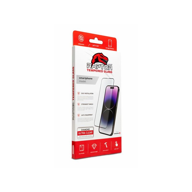 Swissten Raptor Diamond Ultra Clear 3D Temperované Sklo Google Pixel 6A černé