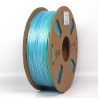 Gembird tisková struna (filament), PLA, 1,75mm, 1kg, silk rainbow, modrá/zelená