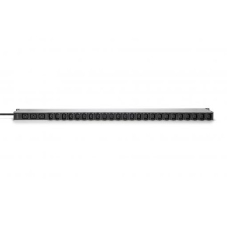 DIGITUS IT BASIC PDU, Vertikální, 16A, 24 x C13, 3 x C19 1fázový, 3m kabel, IEC309 16A vidlice