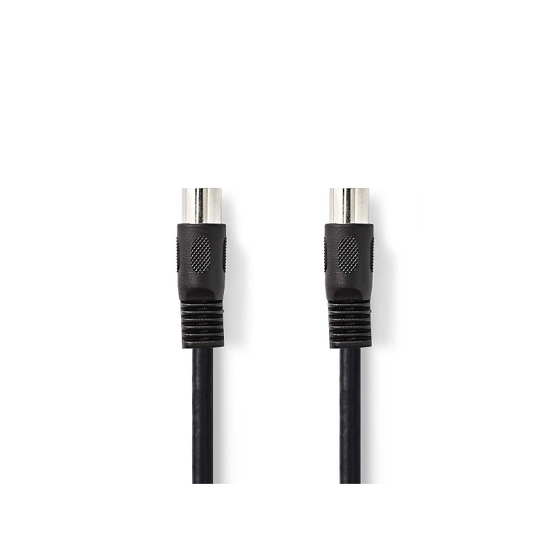 Nedis CAGL20000BK30 - Audiokabel DIN | DIN 5-pin Zástrčka - DIN 5-pin Zástrčka | 3 m | Černá