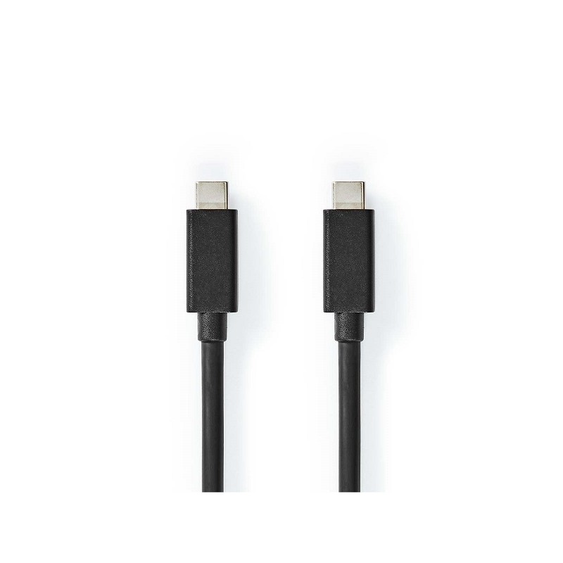 Nedis CCGL64020BK20 - Kabel USB 3.2 (Gen2) | USB-C Zástrčka - USB-C Zástrčka | 2 m | Měď