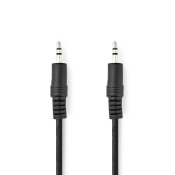 Nedis CAGL22000BK20- Stereo Audio Kabel | 3,5mm Zástrčka - 3,5mm Zástrčka | 2 m | Černá