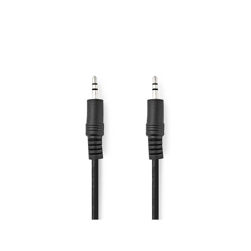 Nedis CAGL22000BK50- Stereo Audio Kabel | 3,5mm Zástrčka - 3,5mm Zástrčka | 5 m | Černá