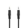 Nedis CAGL22000BK50- Stereo Audio Kabel | 3,5mm Zástrčka - 3,5mm Zástrčka | 5 m | Černá