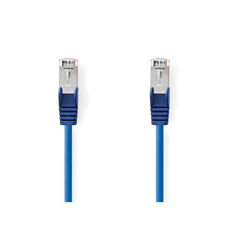 Nedis CCGL85121BU20 - Síťový Kabel Cat 5e SF/UTP | RJ45 Zástrčka - RJ45 Zástrčka | 2 m | Modrá