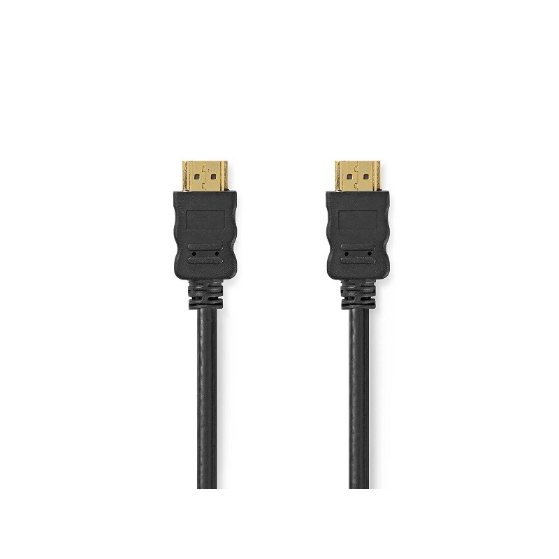Nedis CVGL34000BK50 - Kabel High Speed HDMI s Ethernetem | Konektor HDMI - Konektor HDMI | 5 m | Černá