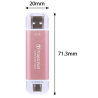 Transcend ESD310P 512GB, External SSD, USB 10Gbps, Type C/A