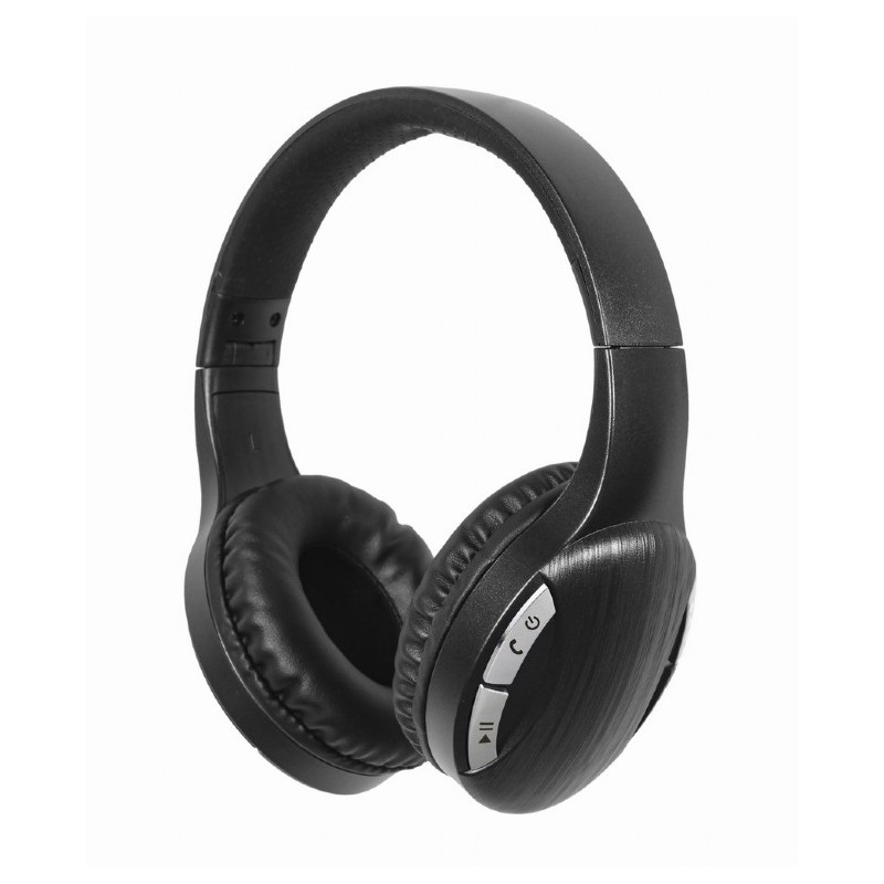 Gembird Sluchátka BTHS-01, mikrofon, Bluetooth, černá