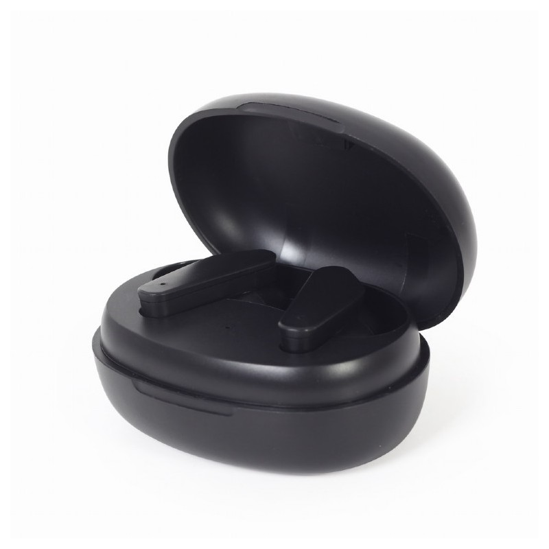 Gembird Sluchátka Malmo, TWS, Active Noise Cancelling, Bluetooth černá