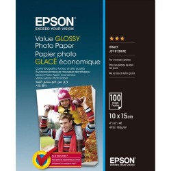EPSON Value Glossy Photo Paper - 10x15cm - 100 sheets
