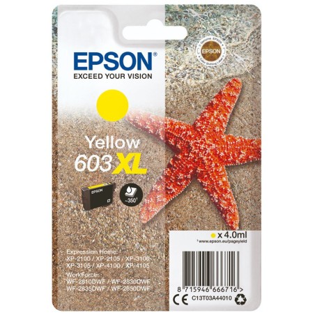 EPSON ink bar Singlepack "Hvězdice" Yellow 603XL Ink, BAR 350 stran