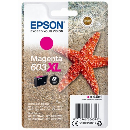 EPSON ink bar Singlepack "Hvězdice" Magenta 603XL Ink, BAR 350 stran
