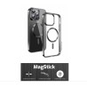 SWISSTEN POUZDRO CLEAR JELLY MagStick METALLIC PRO IPHONE 12 PRO MAX ČERNÉ