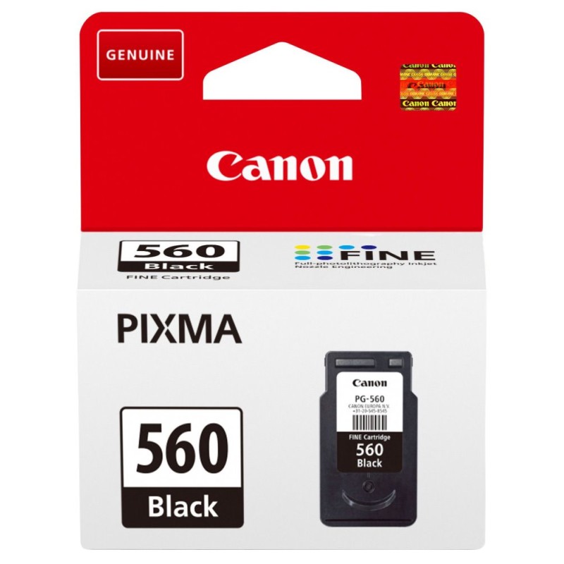 Canon CARTRIDGE PG-560 černá pro Pixma TS5350, TS5351, TS5352, TS5353, TS7450, TS7451 (180 str.)