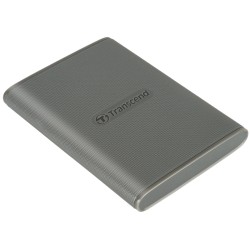 Transcend ESD360C 4TB, USB 20Gbps Type C, Externí SSD disk (3D NAND flash), 2000MB/R, 2000MB/W, šedý
