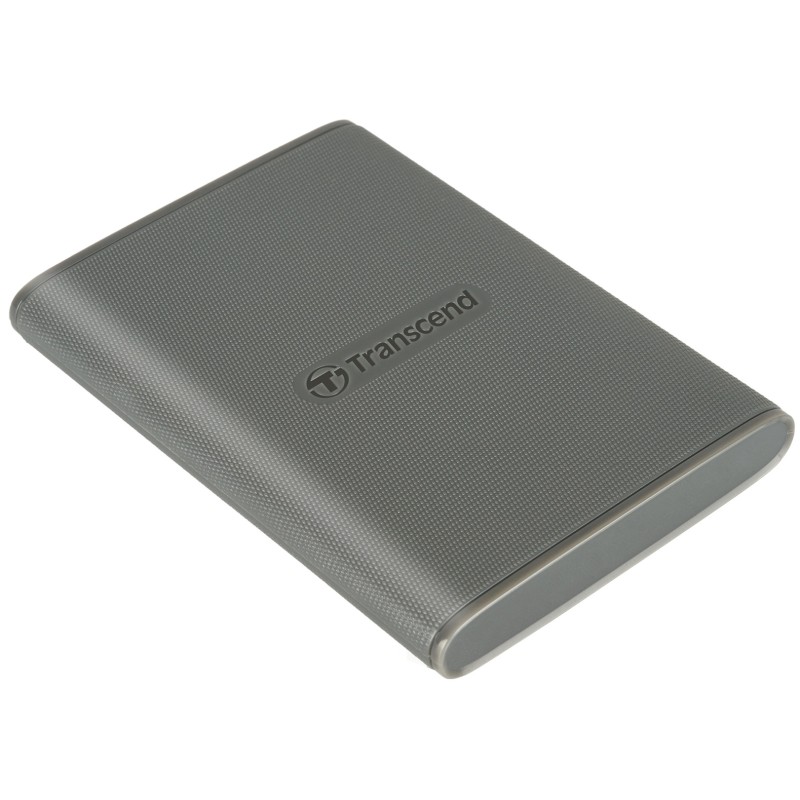 Transcend ESD360C 4TB, USB 20Gbps Type C, Externí SSD disk (3D NAND flash), 2000MB/R, 2000MB/W, šedý