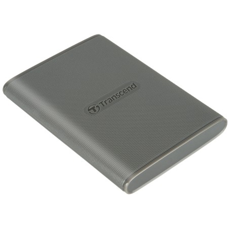 Transcend ESD360C 4TB, USB 20Gbps Type C, Externí SSD disk (3D NAND flash), 2000MB/R, 2000MB/W, šedý