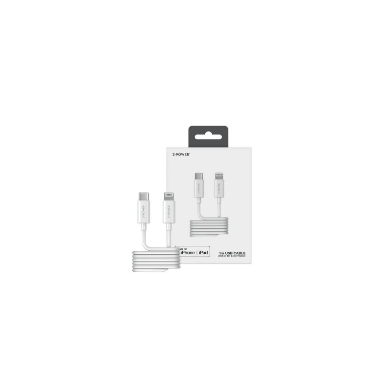 2-Power kabel USB-C to Lightning, 1M