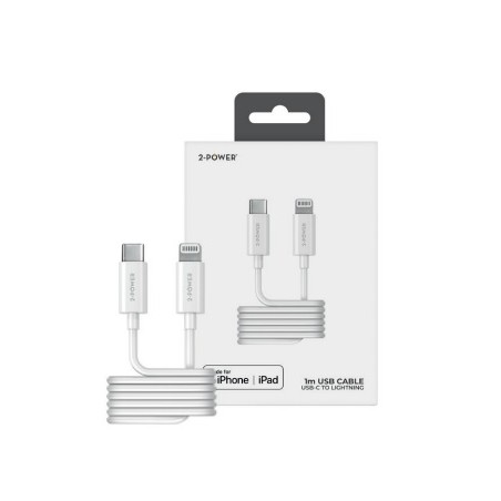 2-Power kabel USB-C to Lightning, 1M