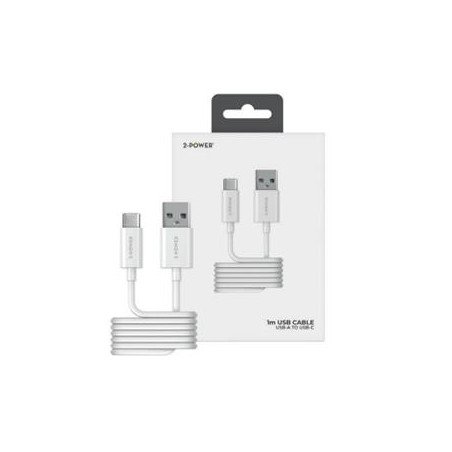 2-Power kabel USB-A TO USB-C, 1M