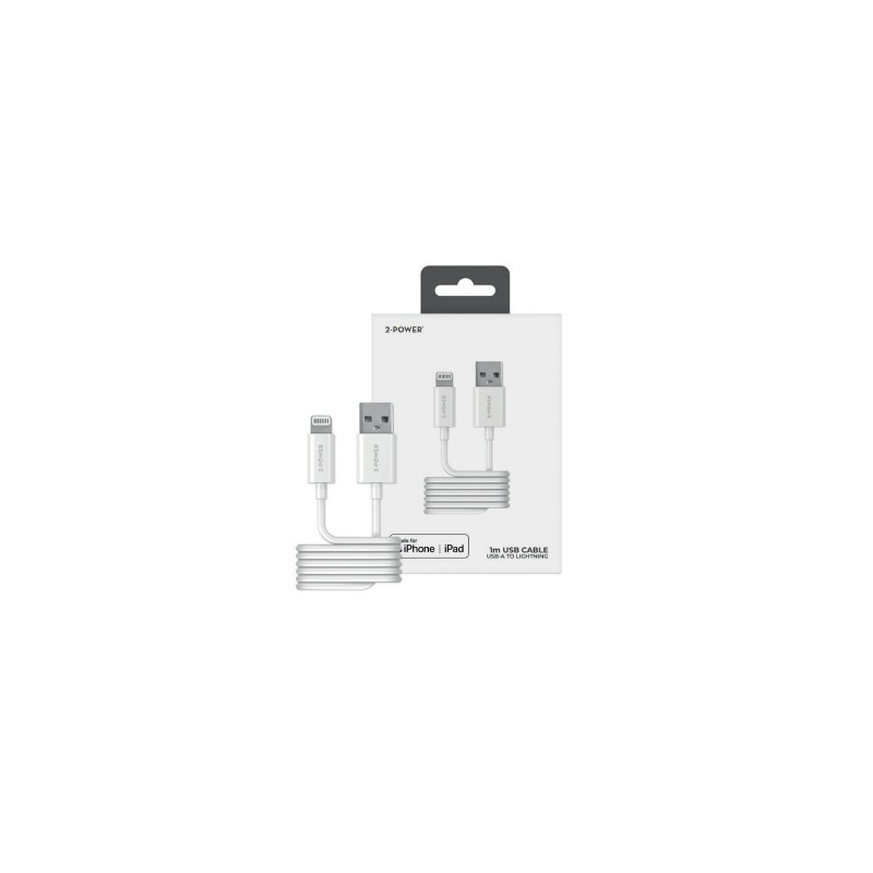 2-Power kabel USB-A to Lightning, 1M