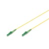 DIGITUS Fiber Optic simplex patch kabel, Singlemode, LC/APC - LC/APC, OS2, 9/125µ, 1 m