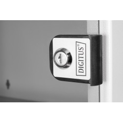 DIGITUS DN-49202 Nástěnná skříň 7U, SOHO PRO, nesmontovaná, 19", 370 x 540 x 400 mm, šedá (RAL 7035)
