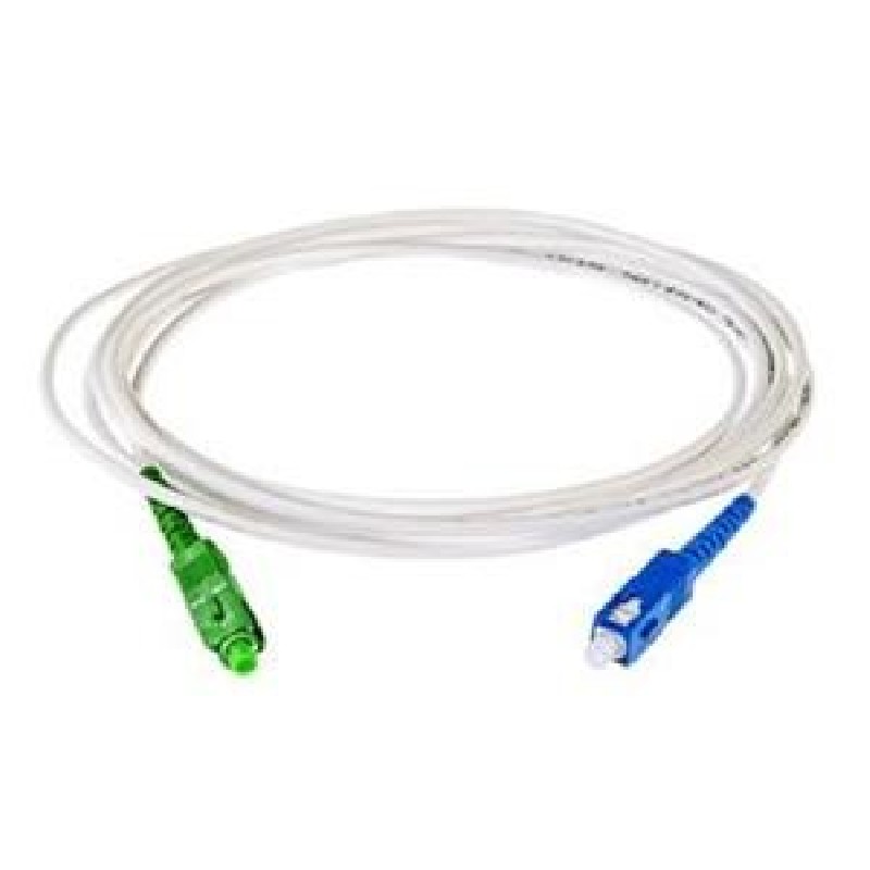 OPTIX SC/APC-SC/UPC FLEXI optický patch cord G.657B3 LSOH 2mm 7m bílý simplex