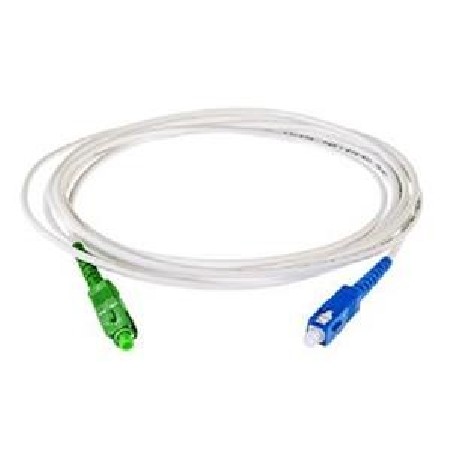 OPTIX SC/APC-SC/UPC FLEXI optický patch cord G.657B3 LSOH 2mm 7m bílý simplex