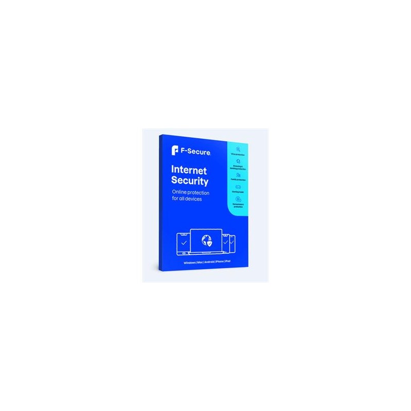 F-Secure INTERNET SECURITY pro 7 zařízení na 1 rok - CZ elektronicky