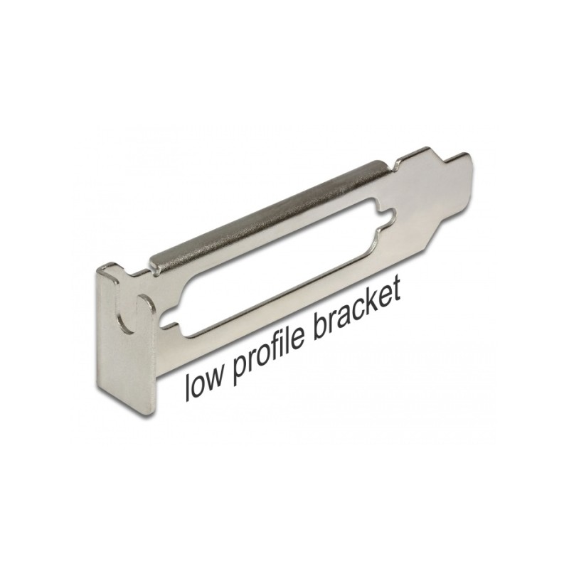 Delock Záslepka slotu low profile s otvorem D-Sub 25