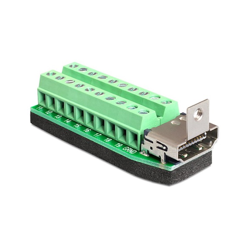 Delock Terminal Block Adapter HDMI female to 20 pin