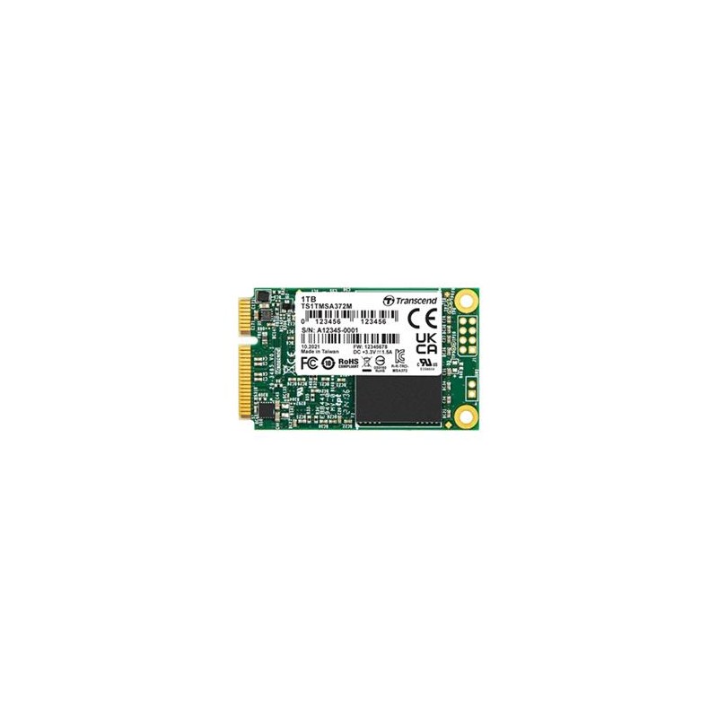 TRANSCEND MSA372M 1TB SSD disk mSATA, SATA III (MLC), 550MB/s R, 450MB/s W