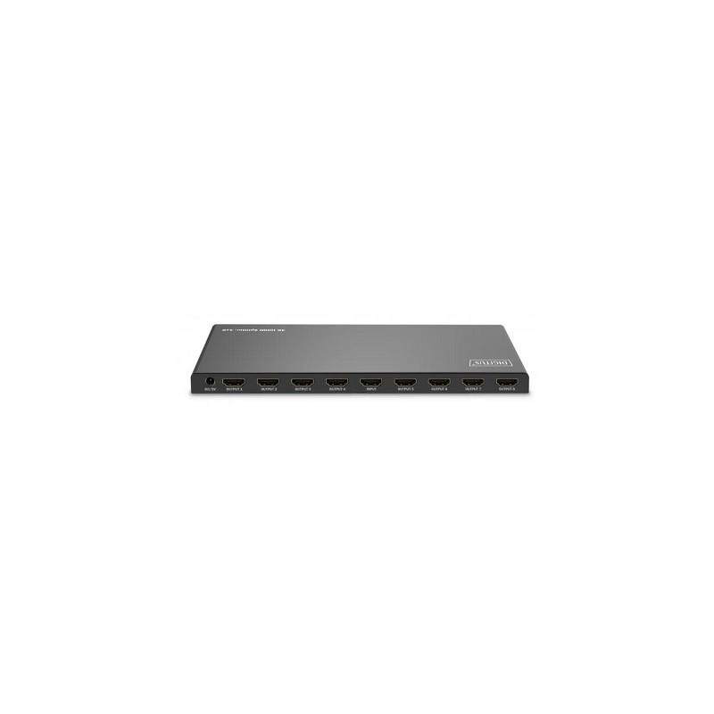 DIGITUS 1x8 HDMI Splitter, 4K/60Hz HDCP 2.2, EDID Control