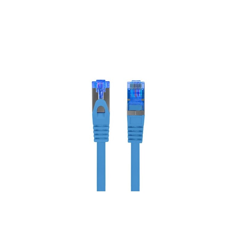 LANBERG Patch kabel cat6A FTP LSZH CCA 10m modrý Fluke Passed