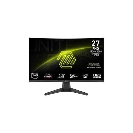 MSI MAG 276CF E20 Gaming monitor 27" zakřivený Rapid VA/FHD/200Hz/0,5ms/2xHDMI/DP/černá