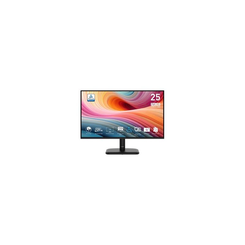 MSI PRO MP251L E2 monitor 24,5"/FHD/IPS/1ms/120Hz/HDMI/D-Sub/černá