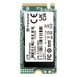 Transcend MTE400S 2TB SSD disk M.2 2242, NVMe PCIe Gen3 x4 2,000MB/s R 1,700MB/s W