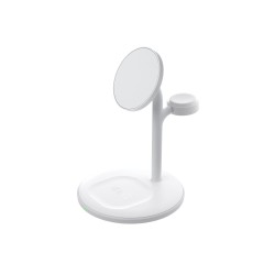 Green Cell MagScape Inductive Charger Stand 3-in-1 MagSafe for iPhone,Apple Watch,AirPods and other wireless headph… MSSTGC3IN1W