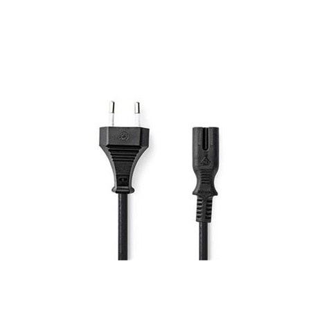 Nedis CEGL11040BK20 - Napájecí Kabel | Euro Zástrčka – IEC-320-C7 | 2,00 m | Černá