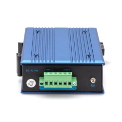 DIGITUS Průmyslový gigabitový ethernetový mediální konvertor, SFP SFP otevřený slot, bez SFP modulu