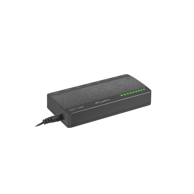 Lanberg Switch DSP1-1008 8X 1GB/S Unmanaged Gigabit Ethernet Desktop 5V