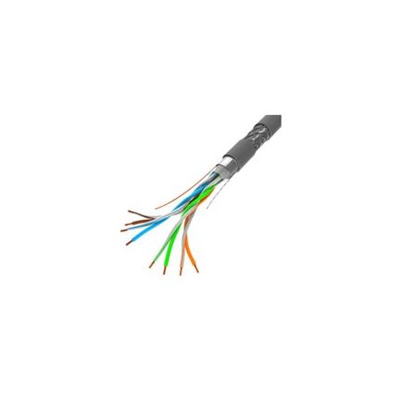 Lanberg LAN Kabel CAT.5E SFTP 305M Pevný CU CPR + FLUKE Pass šedý